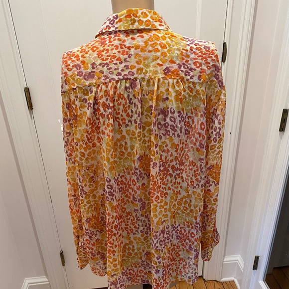Chico's Multi-Color Blouse - Chico's Size 3 - Picture 7 of 13